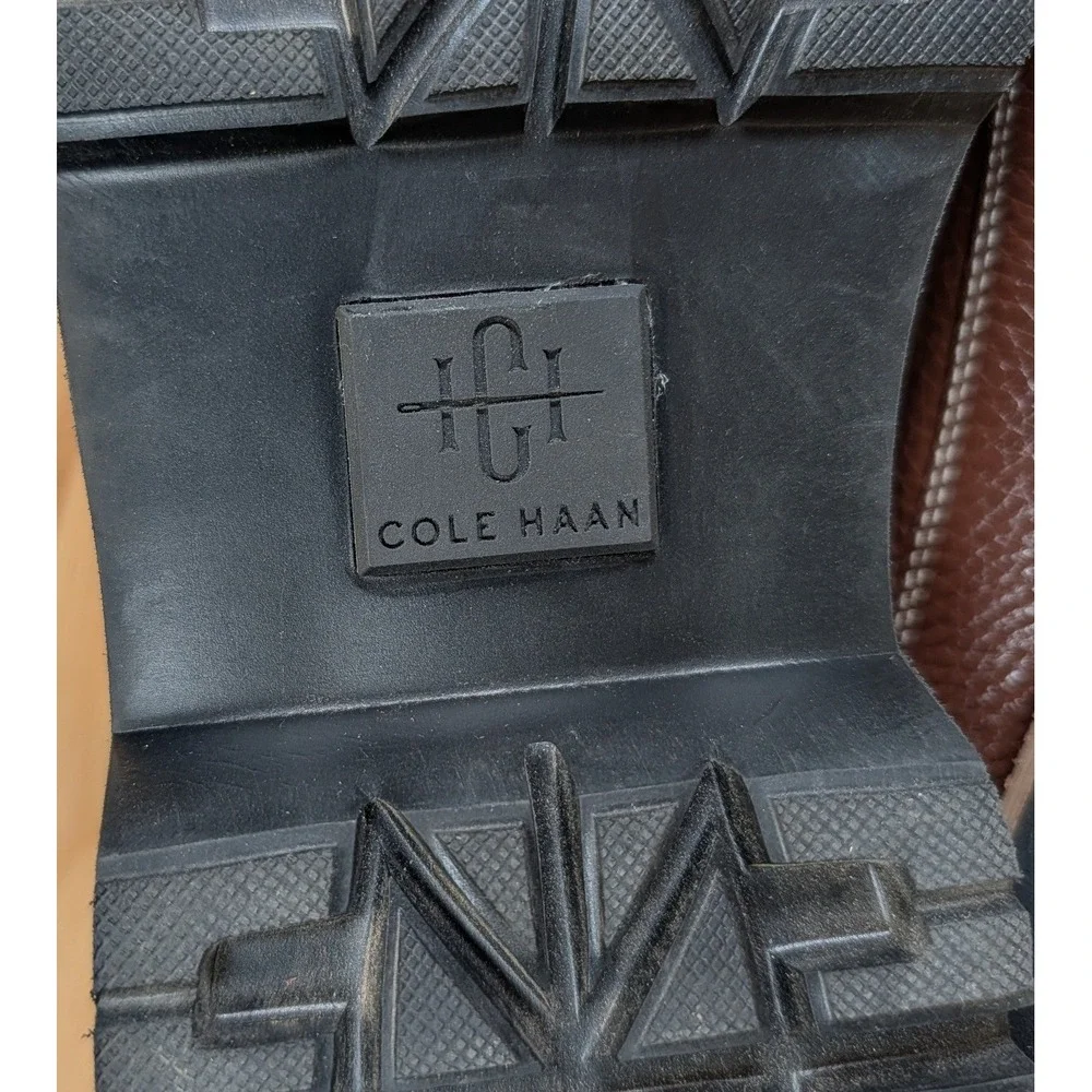 Cole Haan x Pendleton Mens British Tan Leather Wool‎ Chukka Boots C36447 Size 9M